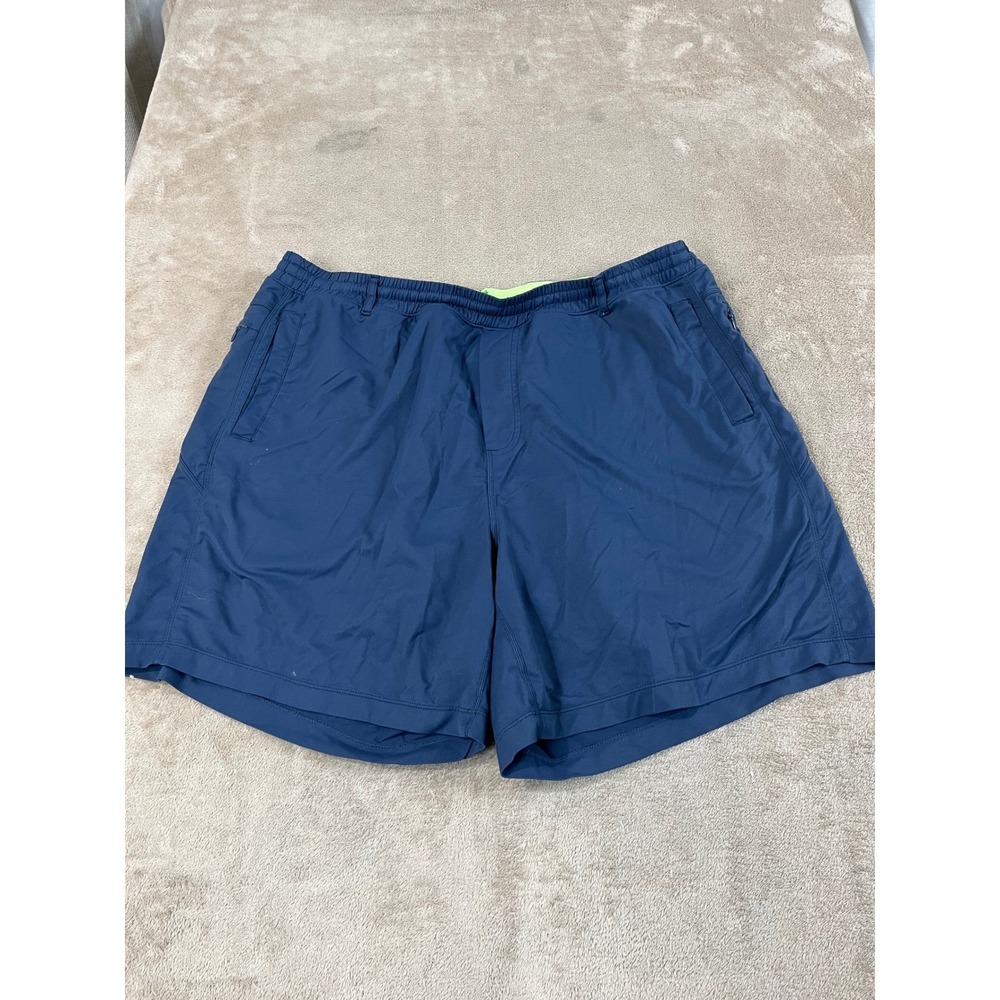 Birddogs Boom Shorts Men's 3XL Navy Blue Lined Stretch Drawstring Nylon GOOD